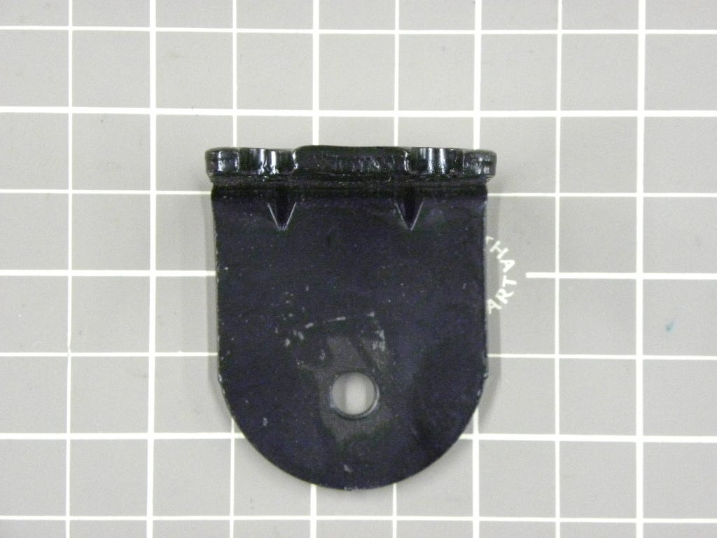 GE Refrigerator Support Foot Front (Black) WR02X12748