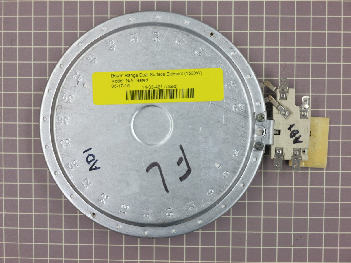 Dual Surface Element (1500W) 14-33-421