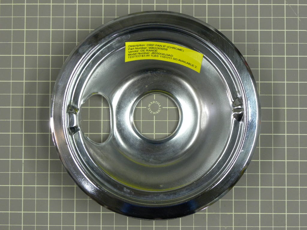 Drip Pan 6" WB32X5059