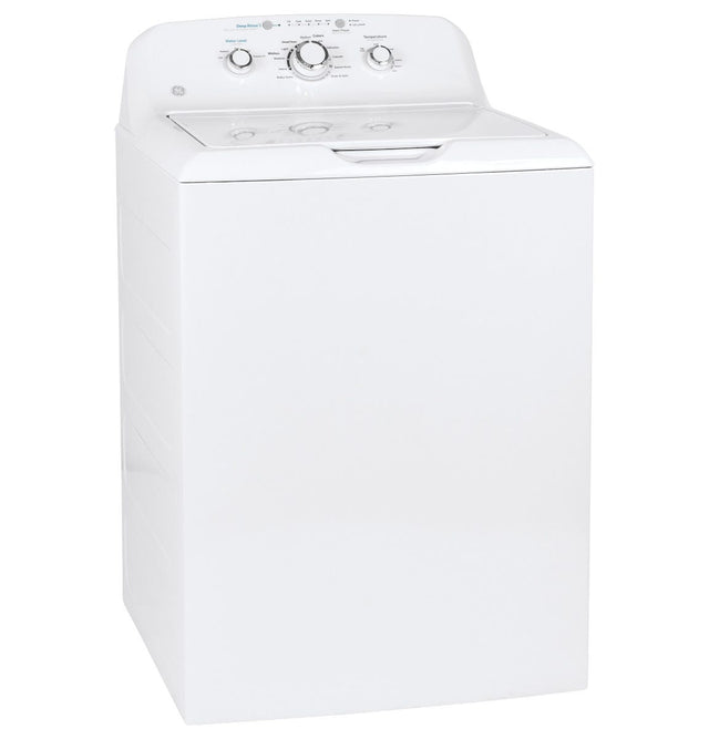 GE 4.0 cu. ft. Capacity Washer with Stainless Steel Basket and Water Level Control GTW325ASWWW