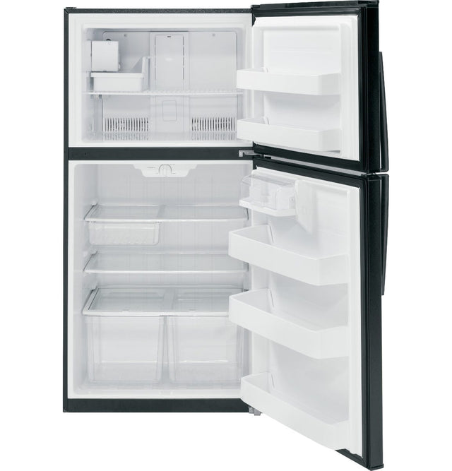 GE® ENERGY STAR® 21.1 Cu. Ft. Top-Freezer Refrigerator GIE21GTHBB