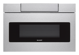 Sharp 24 IN. 1.2 CU. FT. 1000W Stainless  Steel Microwave Drawer Oven SMD2470ASY