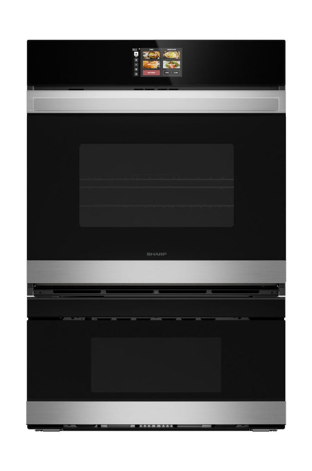 Sharp 30 in. Smart Convection Wall Oven with Microwave Drawer Oven SWB3085HS