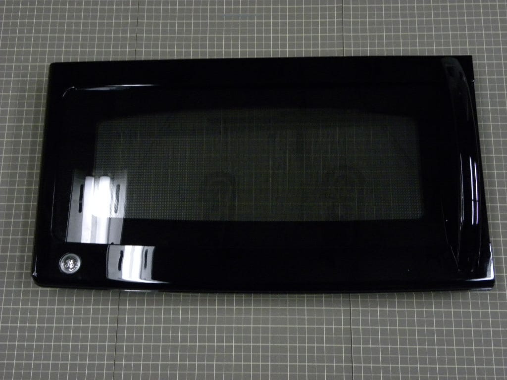 GE Microwave Complete Door (Black) WB56X10710