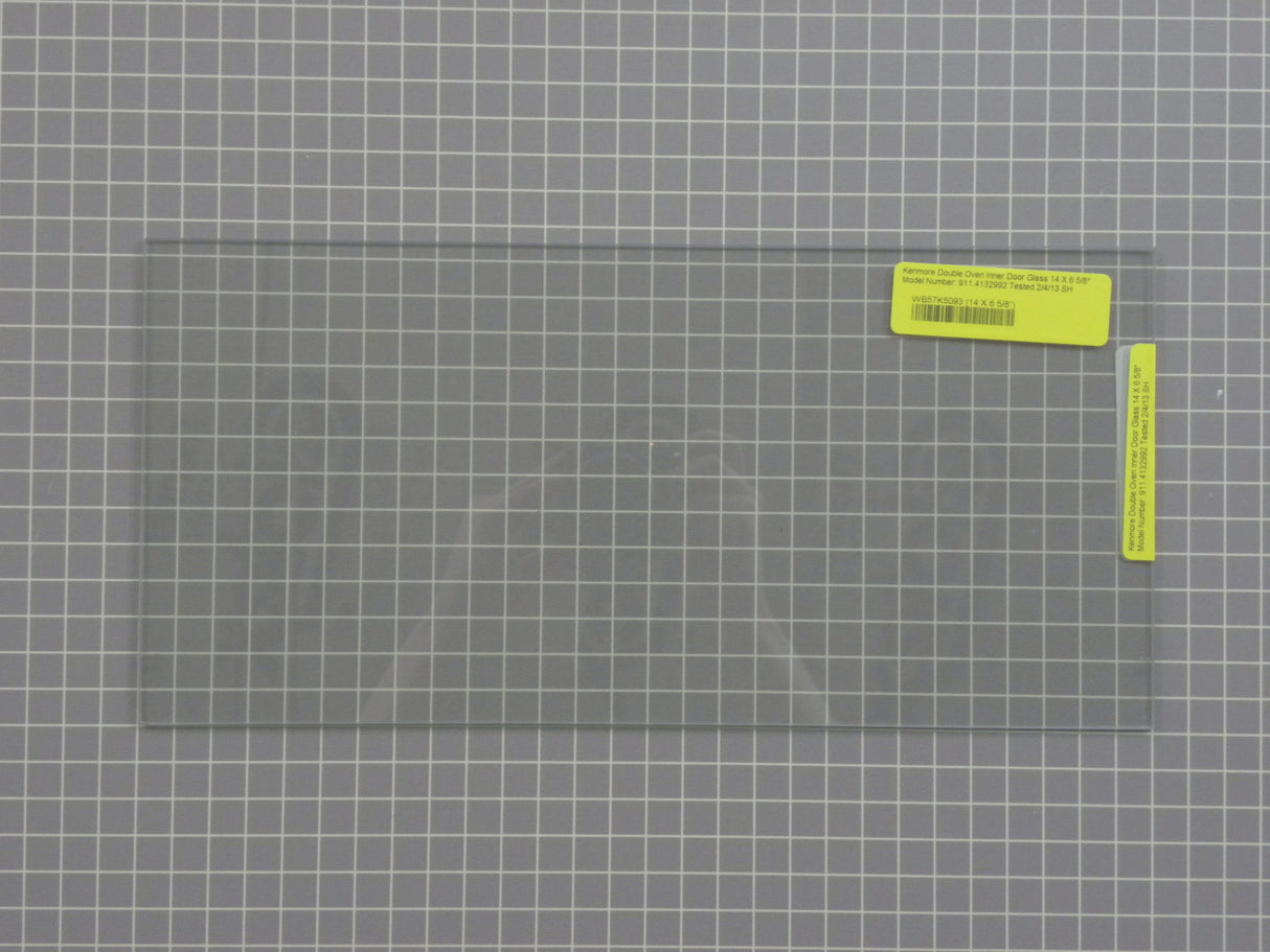 Inner Door Glass (14 x 6 5/8") WB57K5093