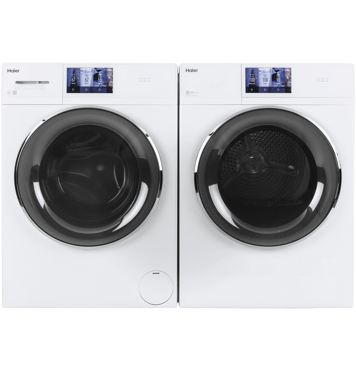 Haier ENERGY STAR® 2.4 Cu. Ft. Smart Frontload Washer QFW150SSNWW (S&D)