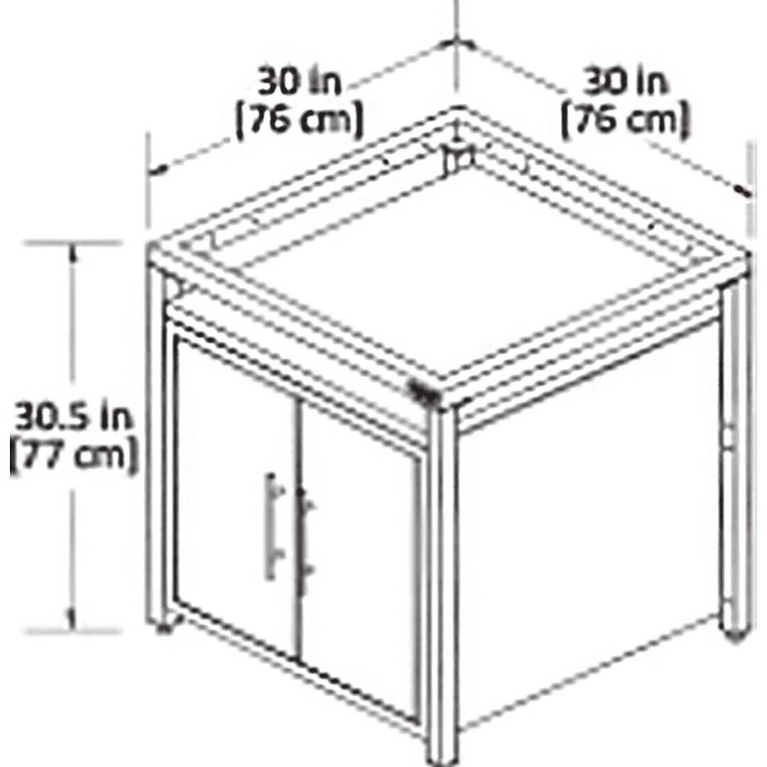 しんゆう BIG GREEN EGG Expansion Cabinet for Modular Nest System 122247