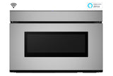 24 in. 1.2 cu. ft. 950W Sharp Stainless Steel Smart Easy Wave Open Microwave Drawer Oven SMD2479JS