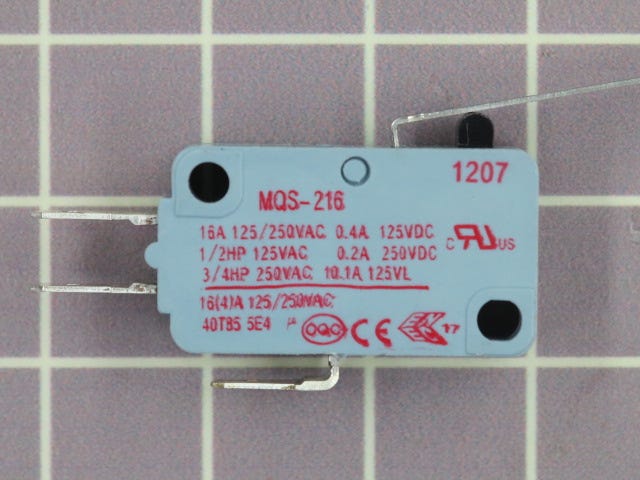 GE Dehumidifier Switch ADEH50LQQ1