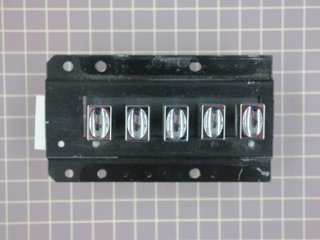GE Dryer Switch (5 Button) WE04X0612