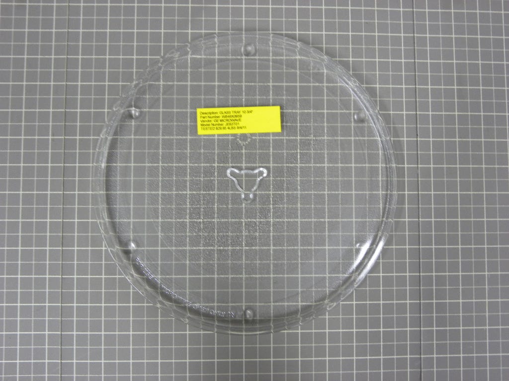 GE Microwave Glass Tray (10 3/4") WB49X0659