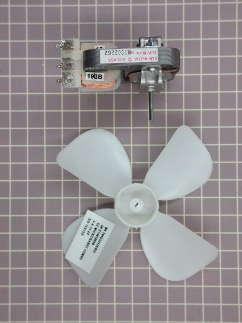 Fan Motor and Blade WB26X10026