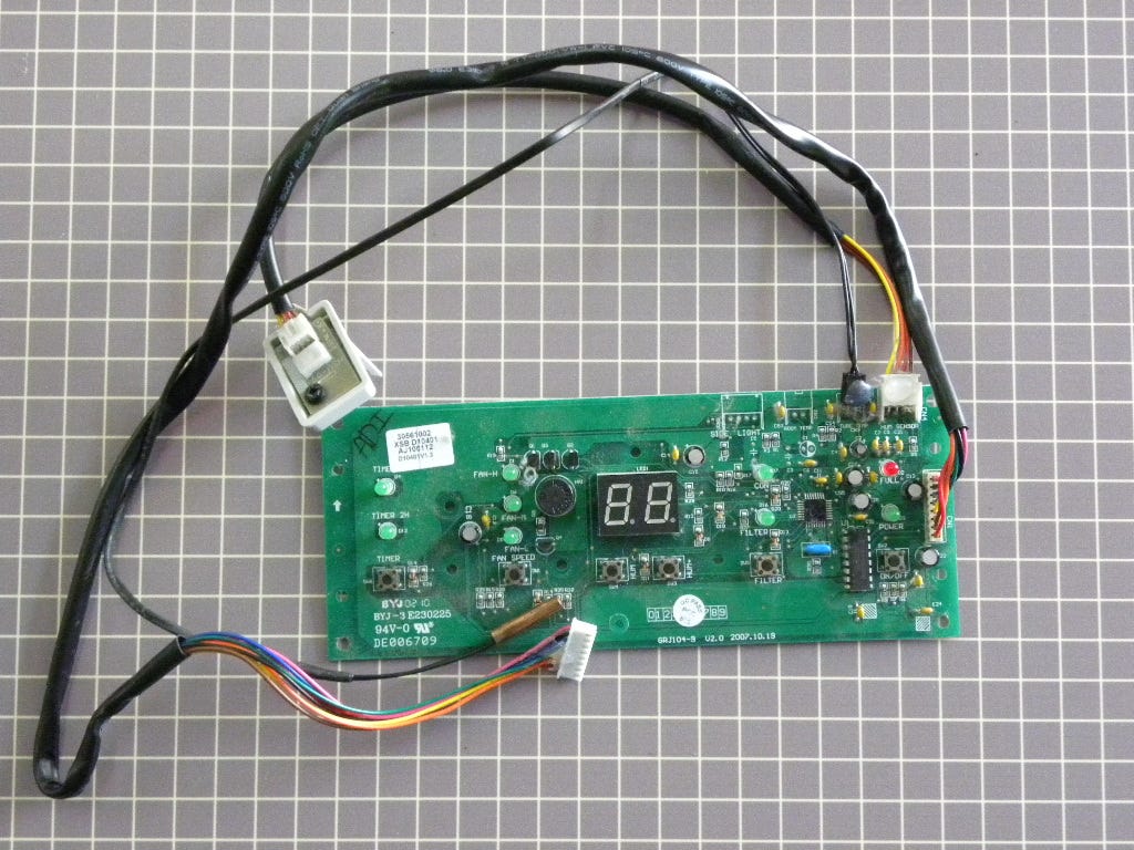 Soleus Dehumidifier PCB Display SG-DEH-1