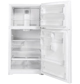 GE® ENERGY STAR® 21.9 Cu. Ft. Top-Freezer Refrigerator GTE22JTNRWW