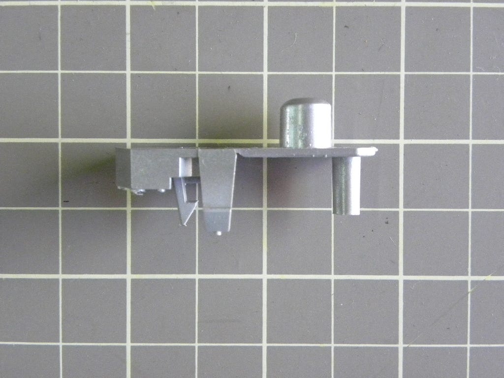 Whirlpool Dryer Control Push Button (Sliver) 8580140