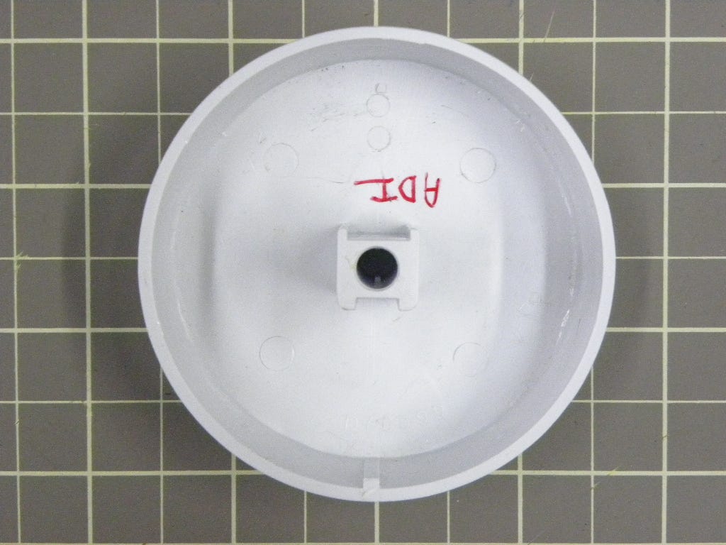 Temperature Control Knob (White) D7689904