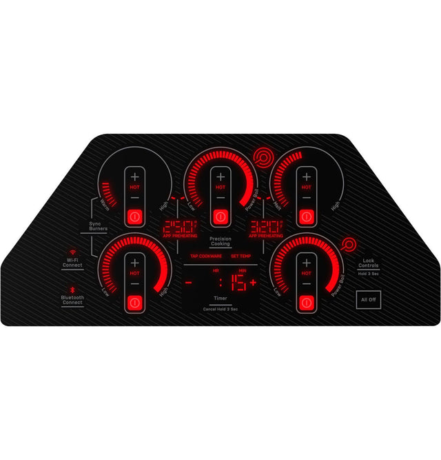 GE Profile 36" Built-In Touch Control Electric Cooktop PEP7036DTBB