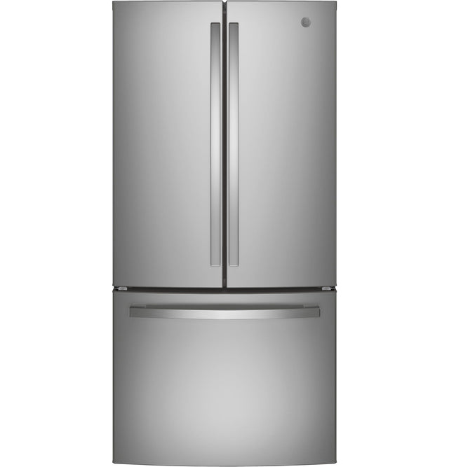 GE® ENERGY STAR® 24.7 Cu. Ft. French-Door Refrigerator GNE25JYKFS-Fingerprint Resistant Stainless Steel