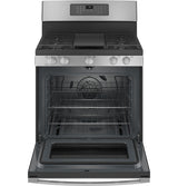 GE® 30" Free-Standing Gas Convection Range with No Preheat Air Fry JGB735SP1SS (S&D)