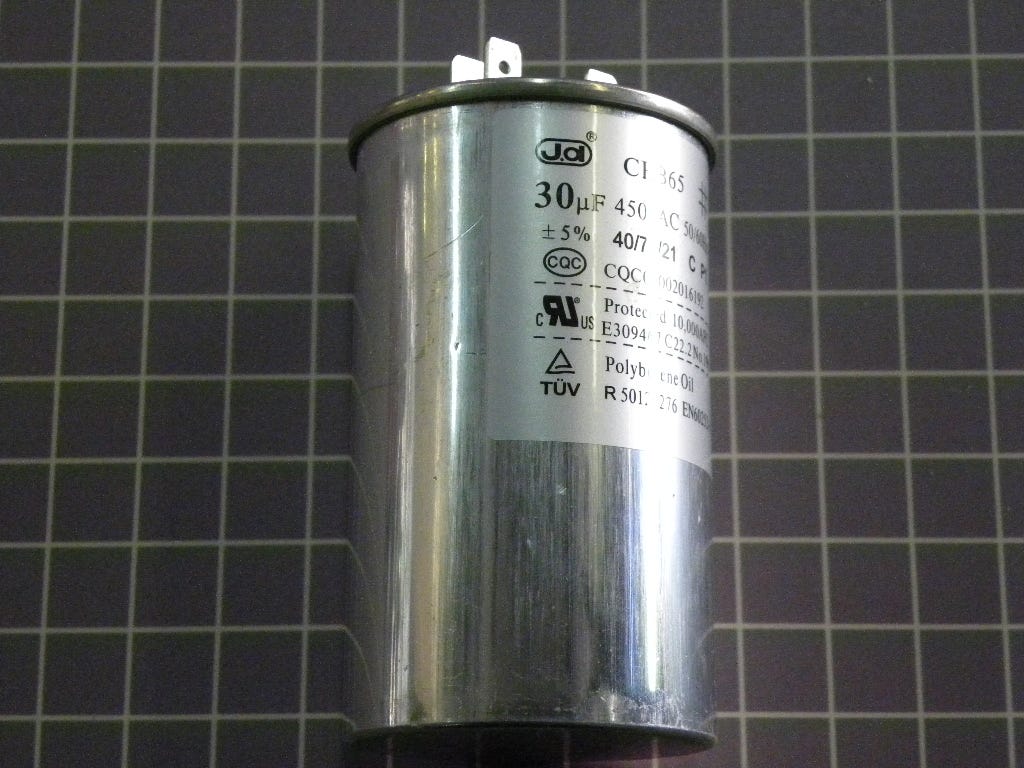 GE Dehumidifier Capacitor ADER40LNQ1