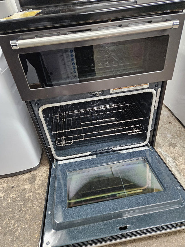 Reconditioned KitchenAid 30" Double Oven Convection Range KFED500EBS03