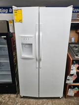 Reconditioned Hotpoint® 24.96 Cu. Ft. Capacity Side-By-Side Refrigerator HSS25GFPAWW