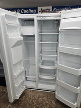 Reconditioned Hotpoint® 24.96 Cu. Ft. Capacity Side-By-Side Refrigerator HSS25GFPAWW