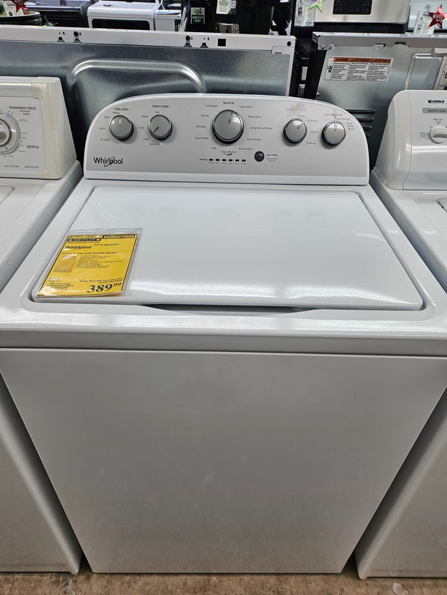 Reconditioned Whirlpool 3.5 Cu. Ft Top Load Washing Machine WTW4816FW3