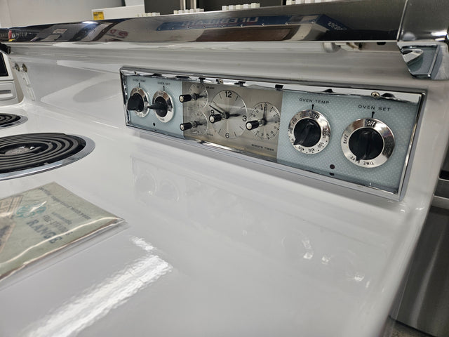 Reconditioned VINTAGE GE 36" Double Oven Electric Range J464A1WH