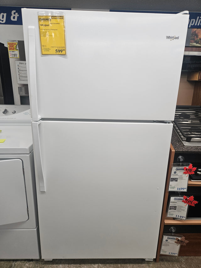 Reconditioned Whirlpool 33" Wide Top-Freezer Refrigerator WRT311FZDW02