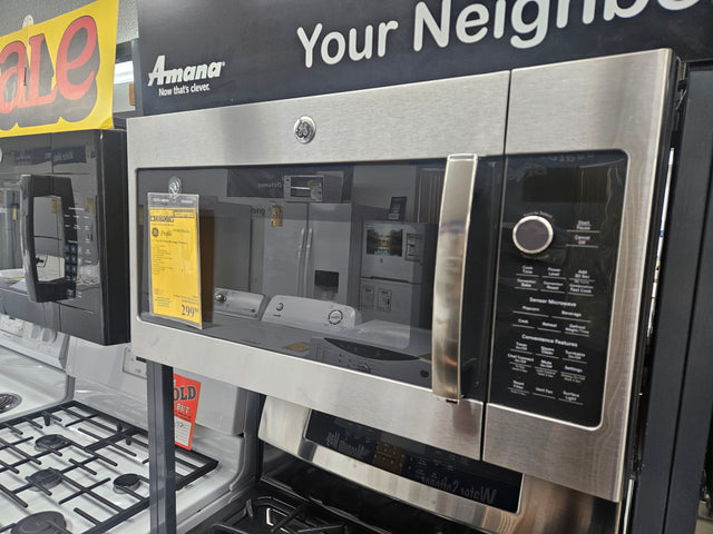 Reconditioned GE Profile 1.7 Cu. Ft. Over-the-range Microwave PVM9179SK1SS