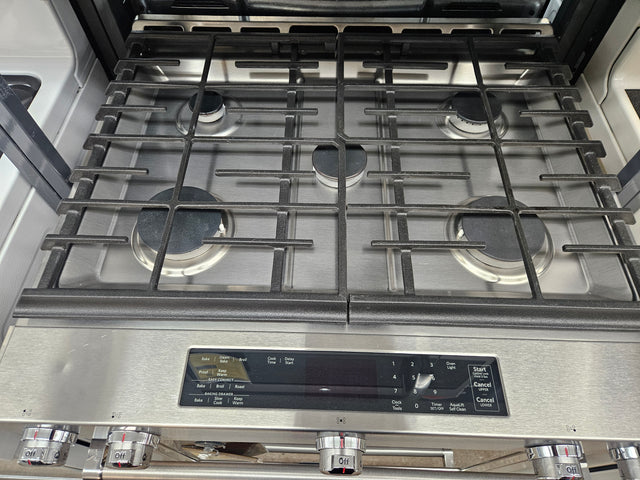 Reconditioned Kitchen Aid Gas 30" Convection Slide-In Range KSGB900ESS1