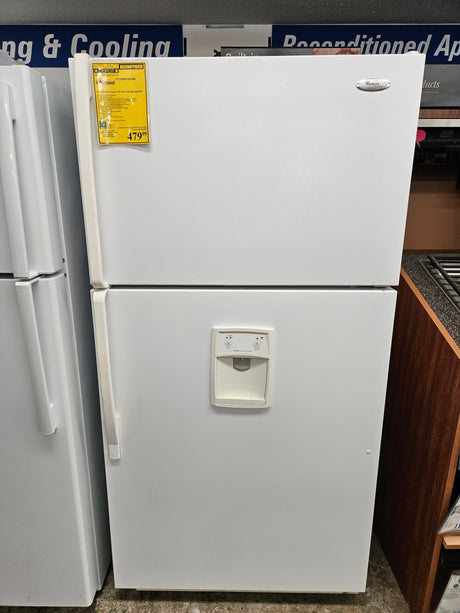 Reconditioned Whirlpool 21.0 Cu. Ft. Freezer On The Top Refrigerator GT1SHWXPQ00