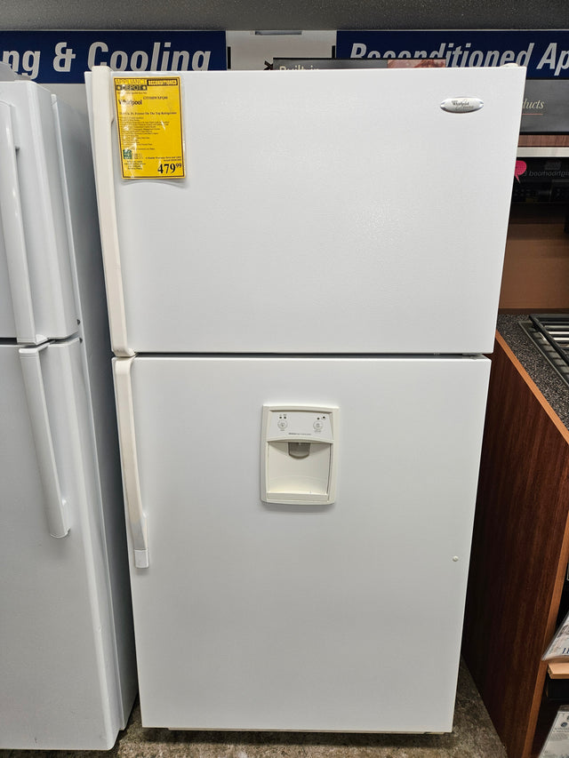 Reconditioned Whirlpool 21.0 Cu. Ft. Freezer On The Top Refrigerator GT1SHWXPQ00