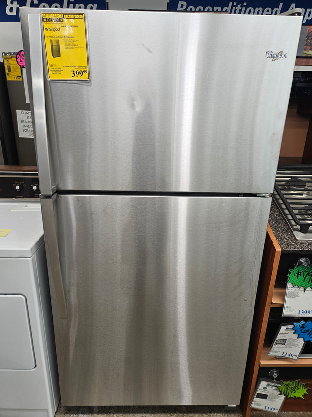 Reconditioned Whirlpool 33" Wide Top-Freezer Refrigerator WRT311FZDM00