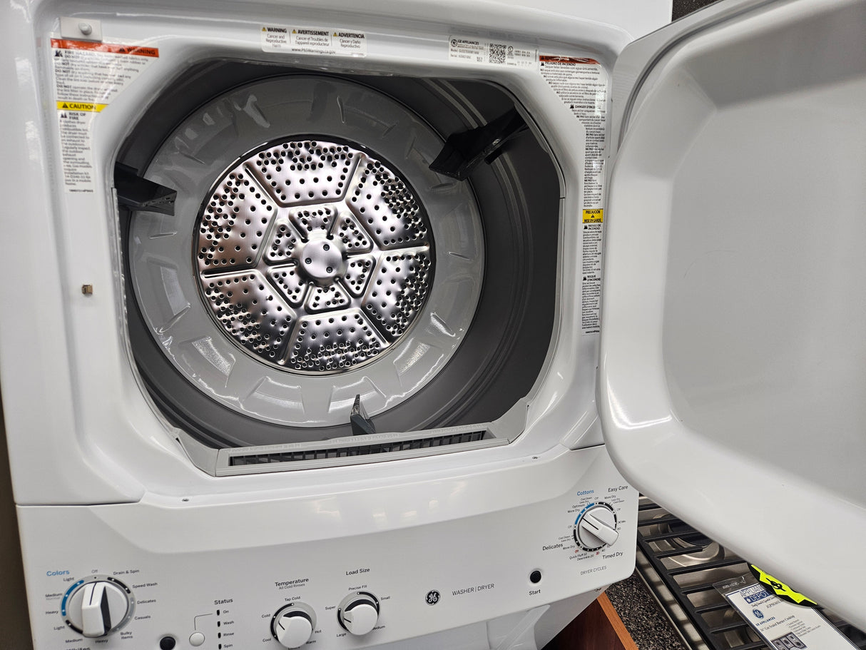 Reconditioned GE 27" Unitized Spacemaker Laundry Center GUD27ESSM1WW