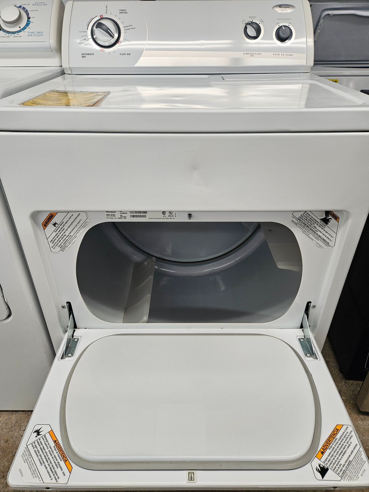 Reconditioned Whirlpool Super Capacity 7-Cycle Electric Dryer WED5500SQ0