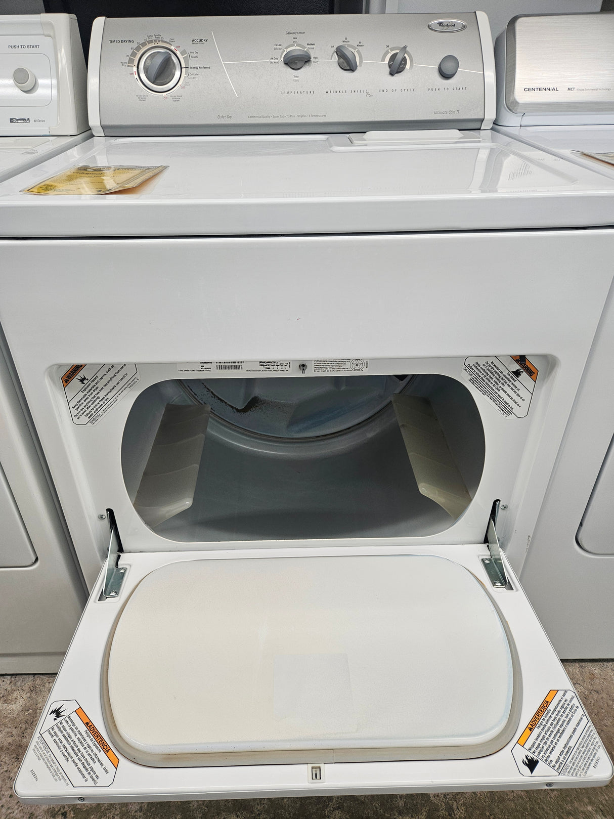 Reconditioned Whirlpool Super Capacity Plus Gas Dryer LGQ9858PW0