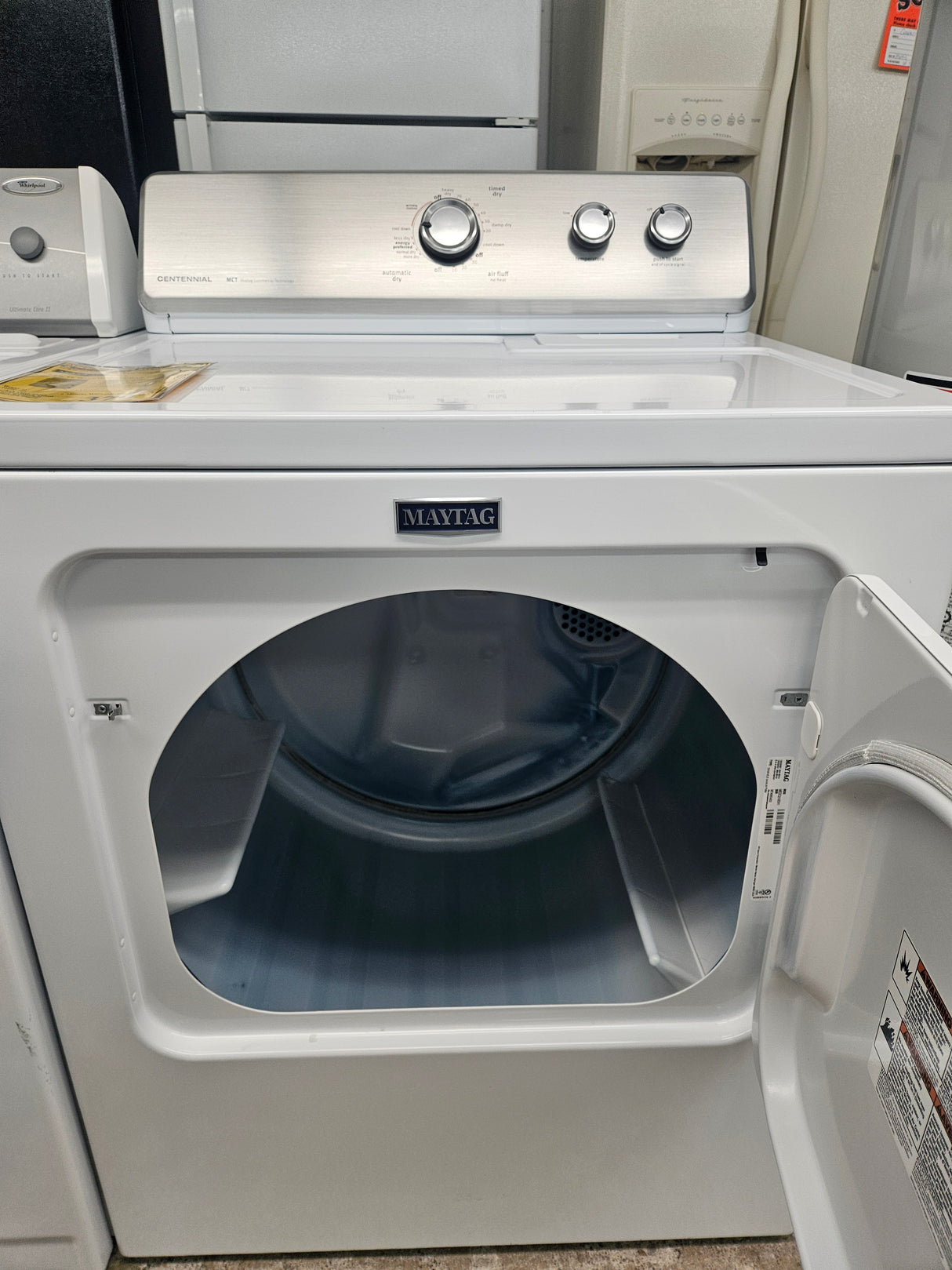 Reconditioned Maytag 7.0 Cu. ft. Dryer with AutoDry® sensor MEDC215EW1