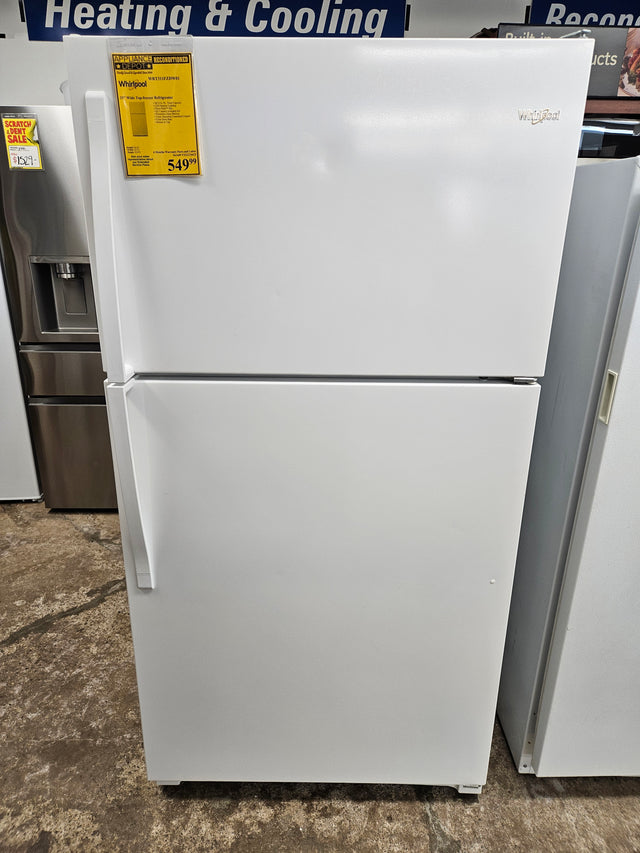 Reconditioned Whirlpool 33" Wide Top-Freezer Refrigerator WRT311FZDW01