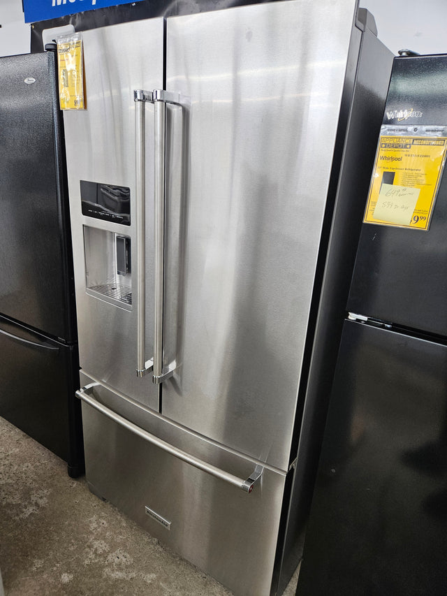 Reconditioned Kitchen Aid 26.8 Cu. Ft. French Door Refrigerator KRFF507ESS01