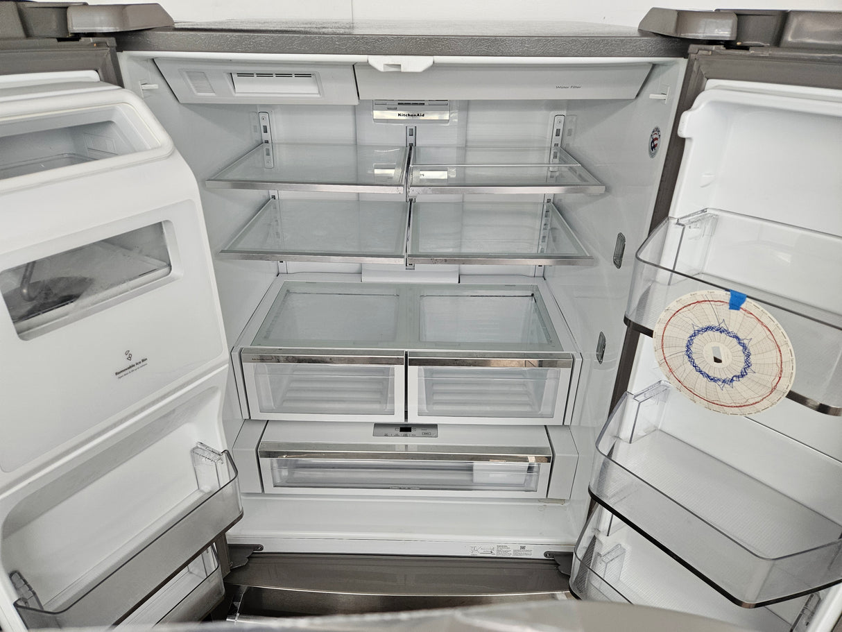 Reconditioned Kitchen Aid 26.8 Cu. Ft. French Door Refrigerator KRFF507ESS01