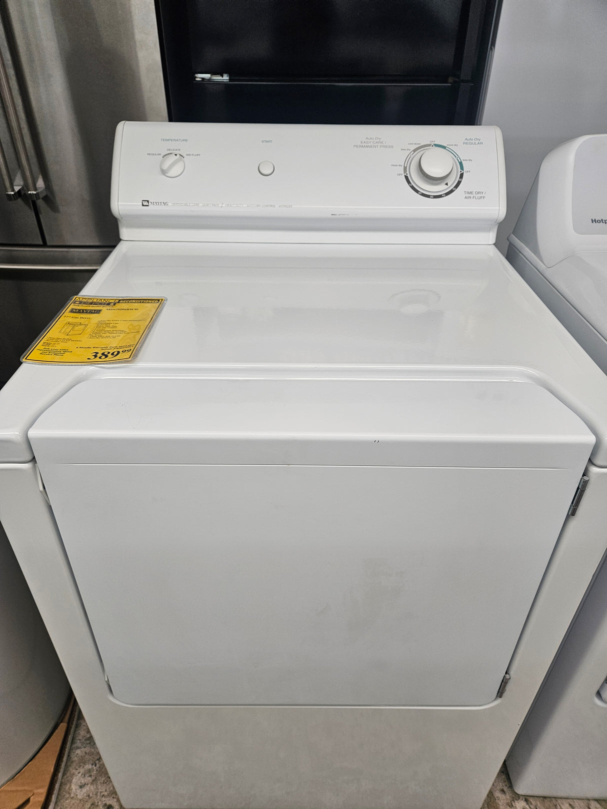 Reconditioned Maytag 27" Gas Dryer MDG9206BWW