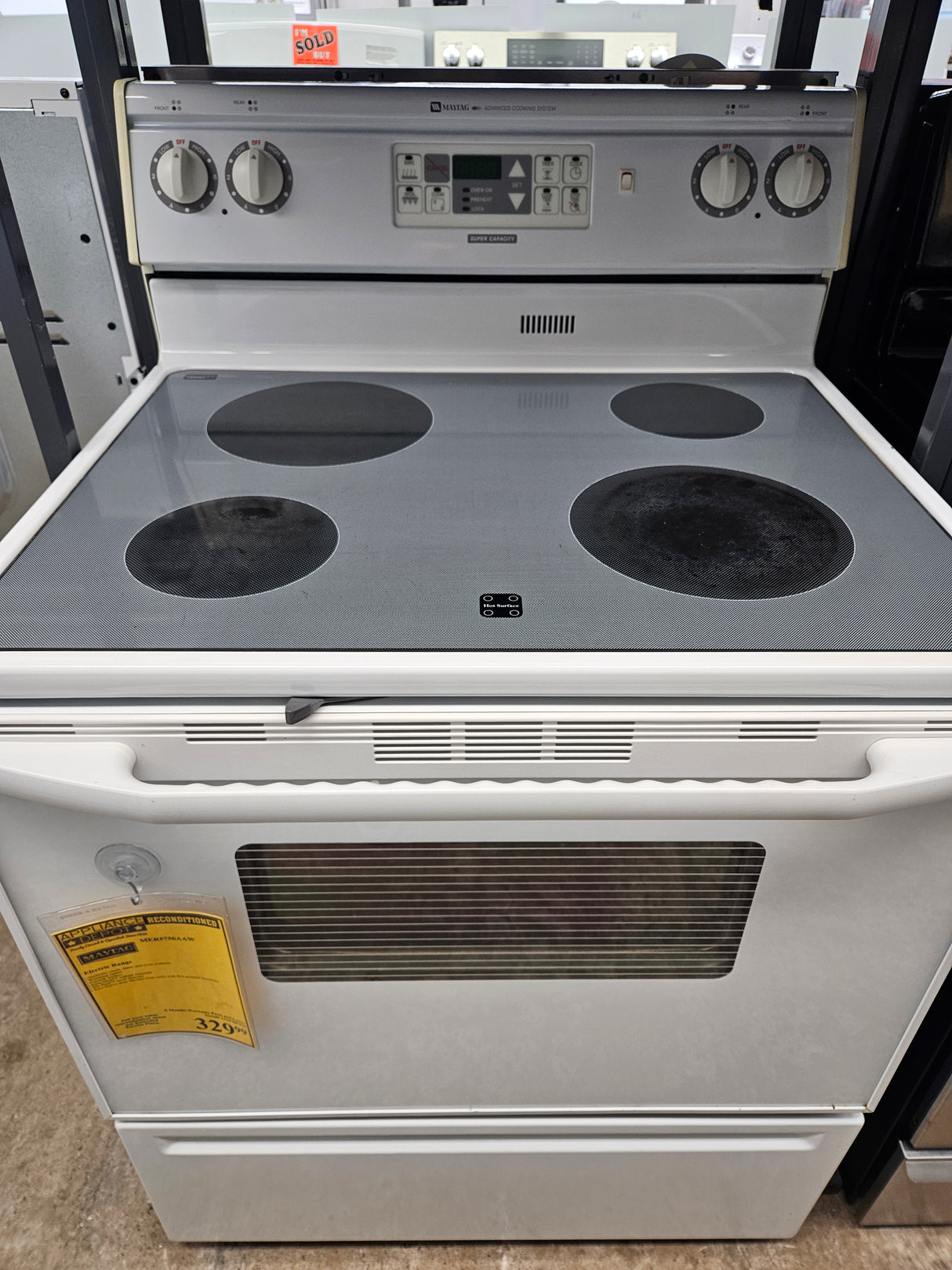 Reconditioned Maytag ELECTRIC RANGE MER5750AAW