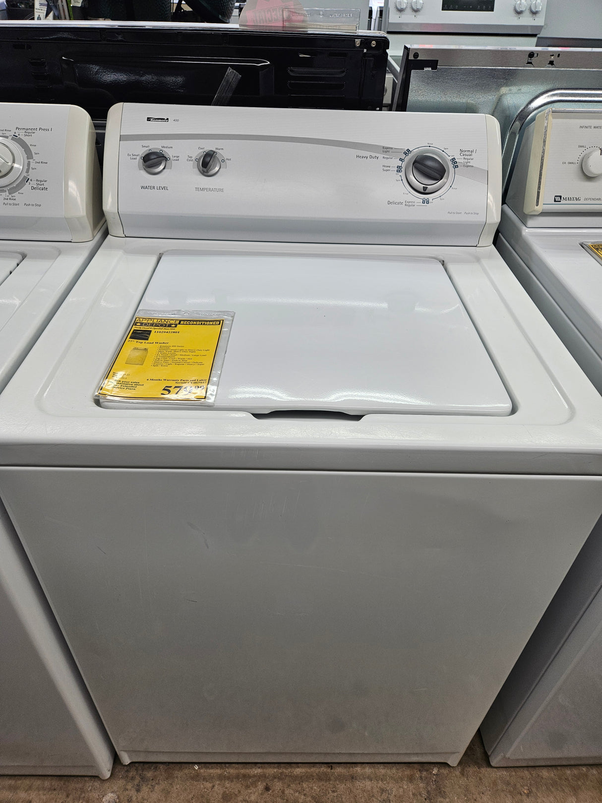 Reconditioned Kenmore 27" Top Load Washer 11029422801
