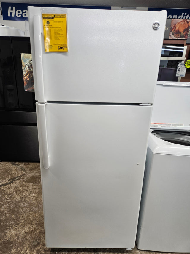 Reconditioned GE 17.5 Cu. Ft. Top-Freezer Refrigerator GTS18GTHJRWW