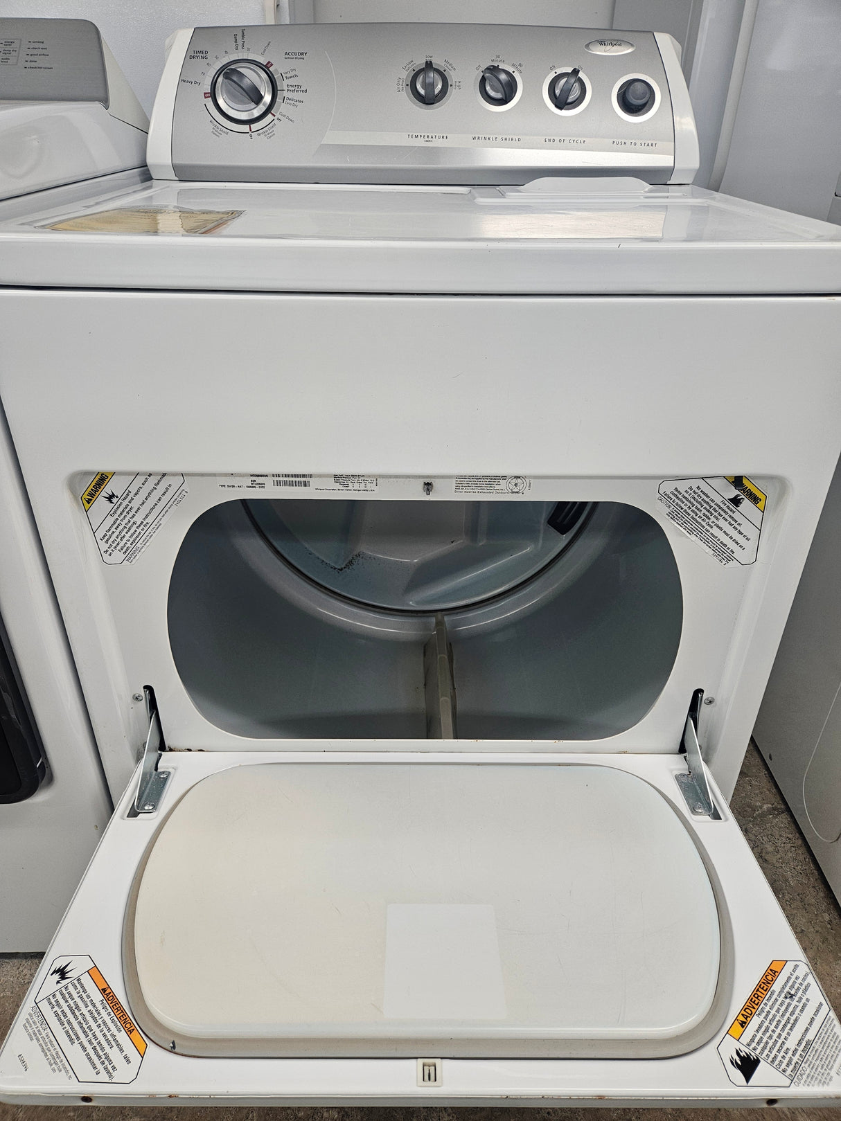 Reconditioned Whirlpool Super Capacity Plus Gas Dryer WGD5800SW0
