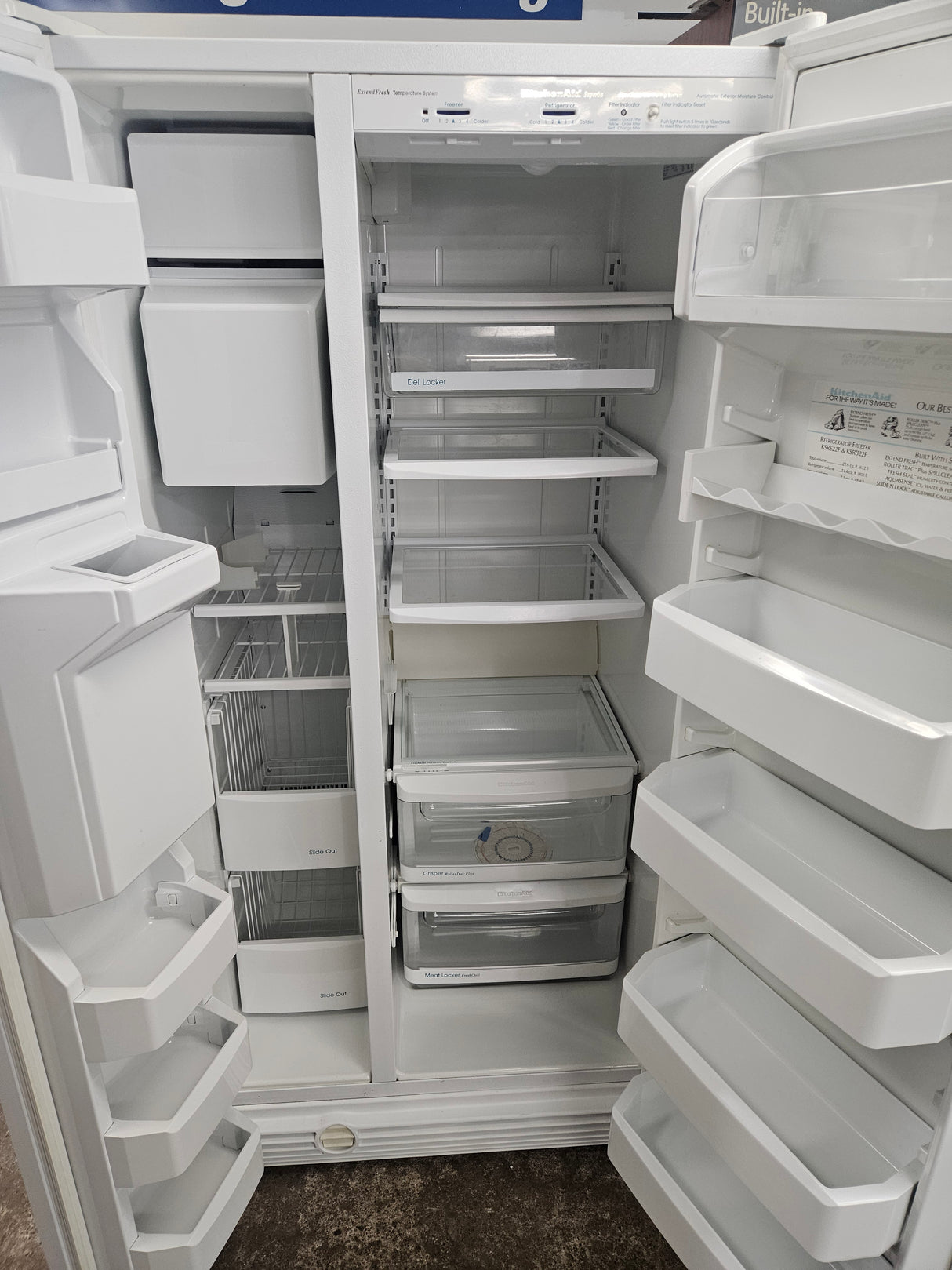 Reconditioned Kitchen Aid Side-by-Side Refrigerator KSRS22FGWH01