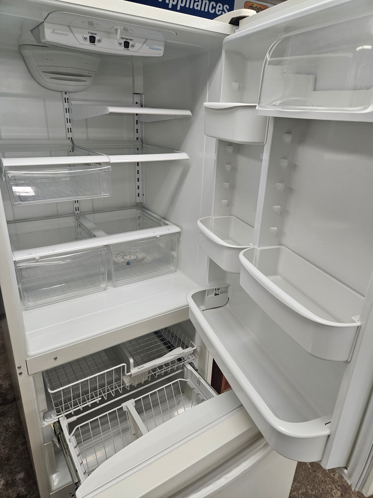 Reconditioned Amana 19 cu. ft. Bottom Mount Refrigerator ABB1922FEQ
