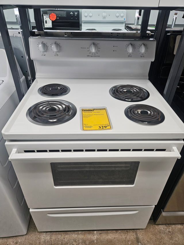 Reconditioned Frigidaire Electric Coil Range w/ Manual Clean Oven FEF316BSG